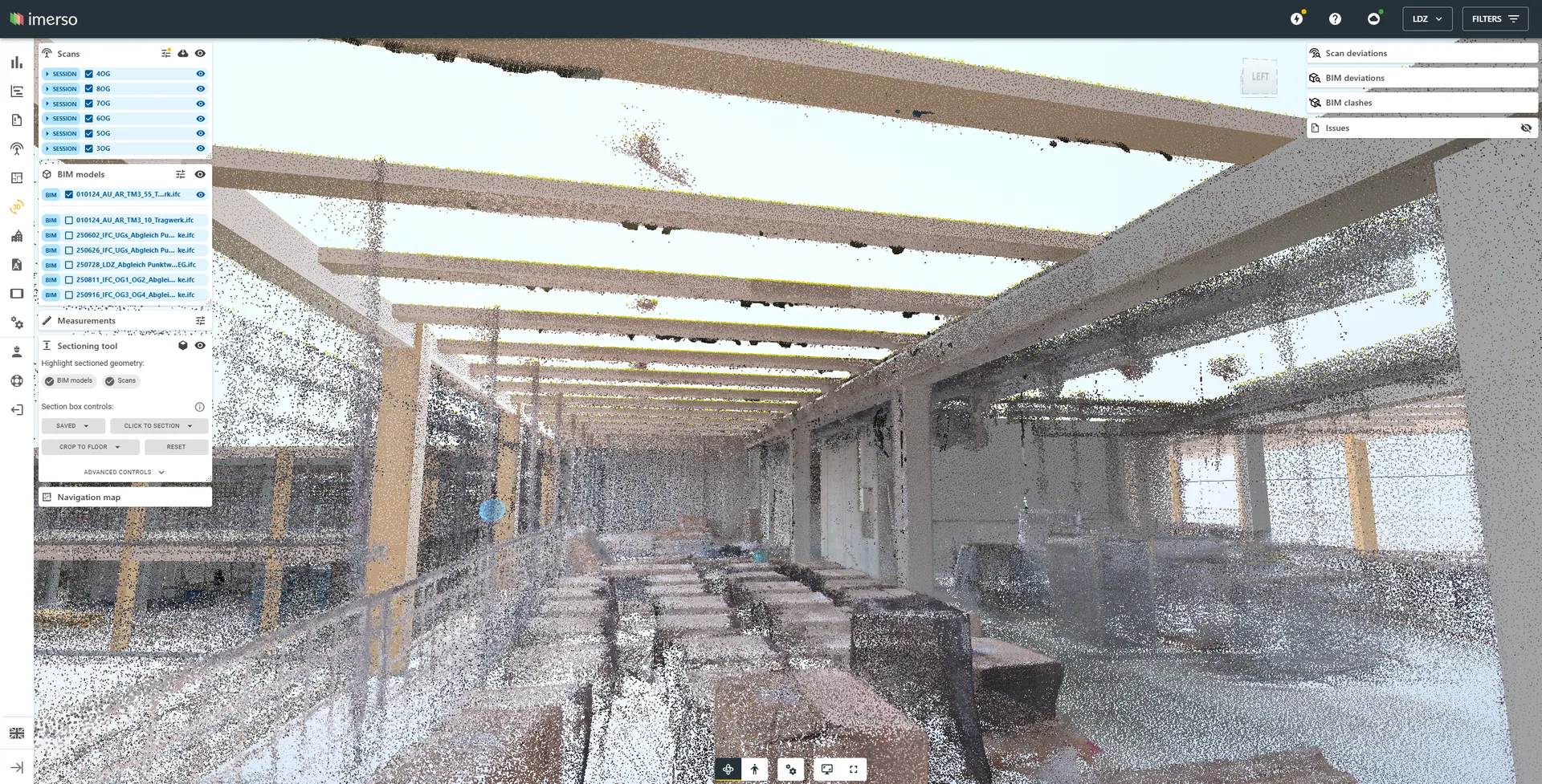 Punktwolke - Haustechnik Detail