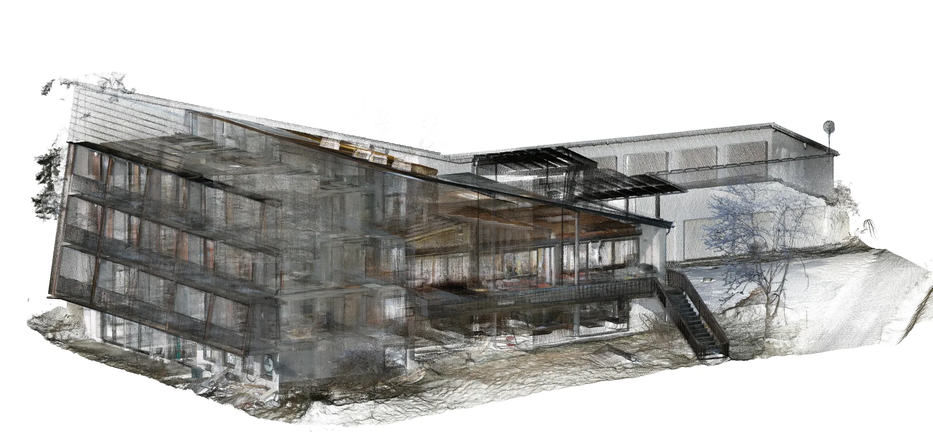 Hotel Daxstein - Punktwolke