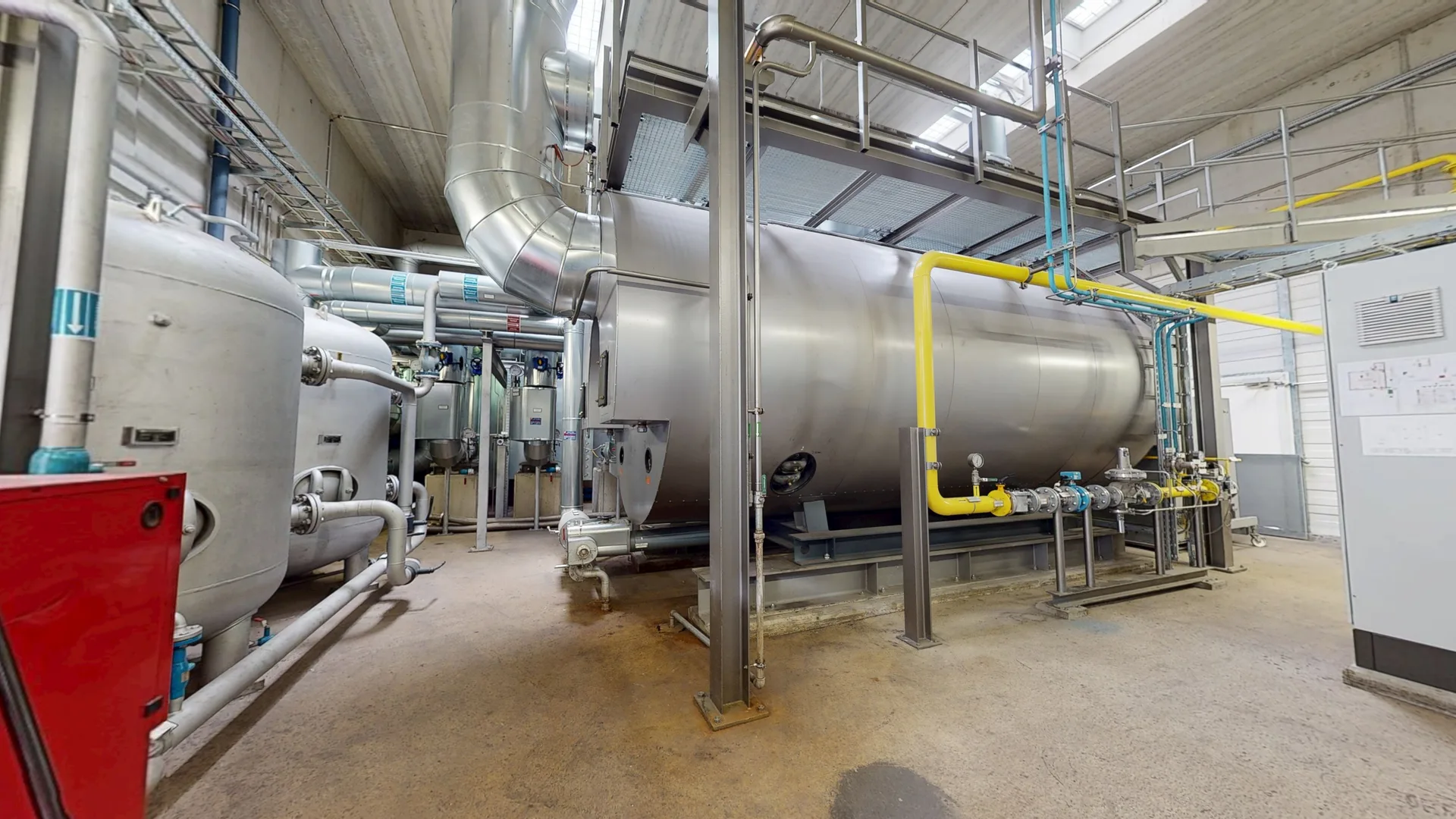 Matterport Rundgang – Rohrleitungen